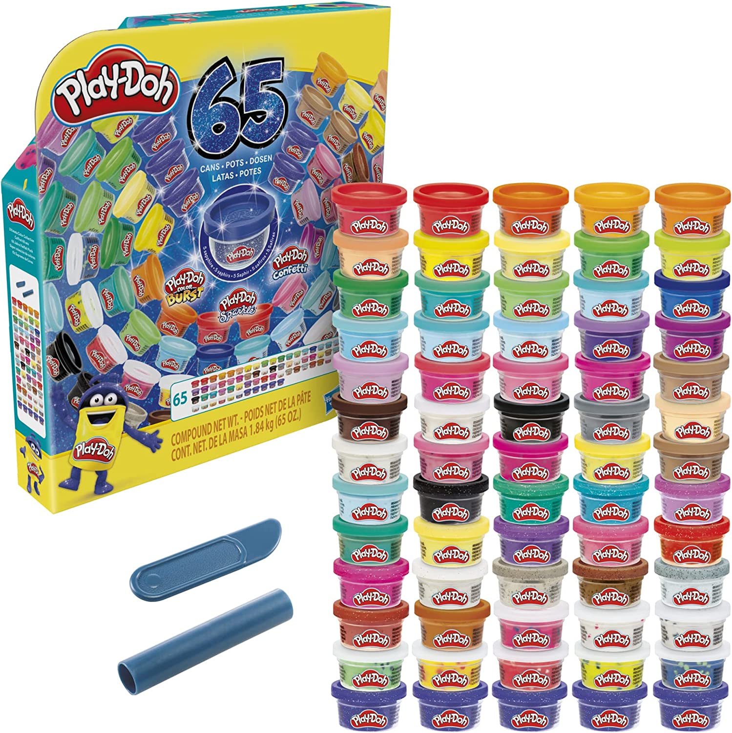 .com: Play-Doh soft pack White : Toys & Games