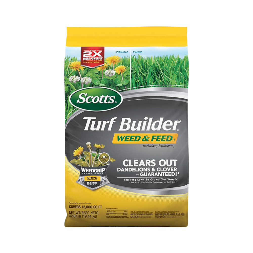 Scotts Turf Builder Weed and Feed 3, covers 15000 Sq. Ft., 42.87 lbs. (19.44 Kg)