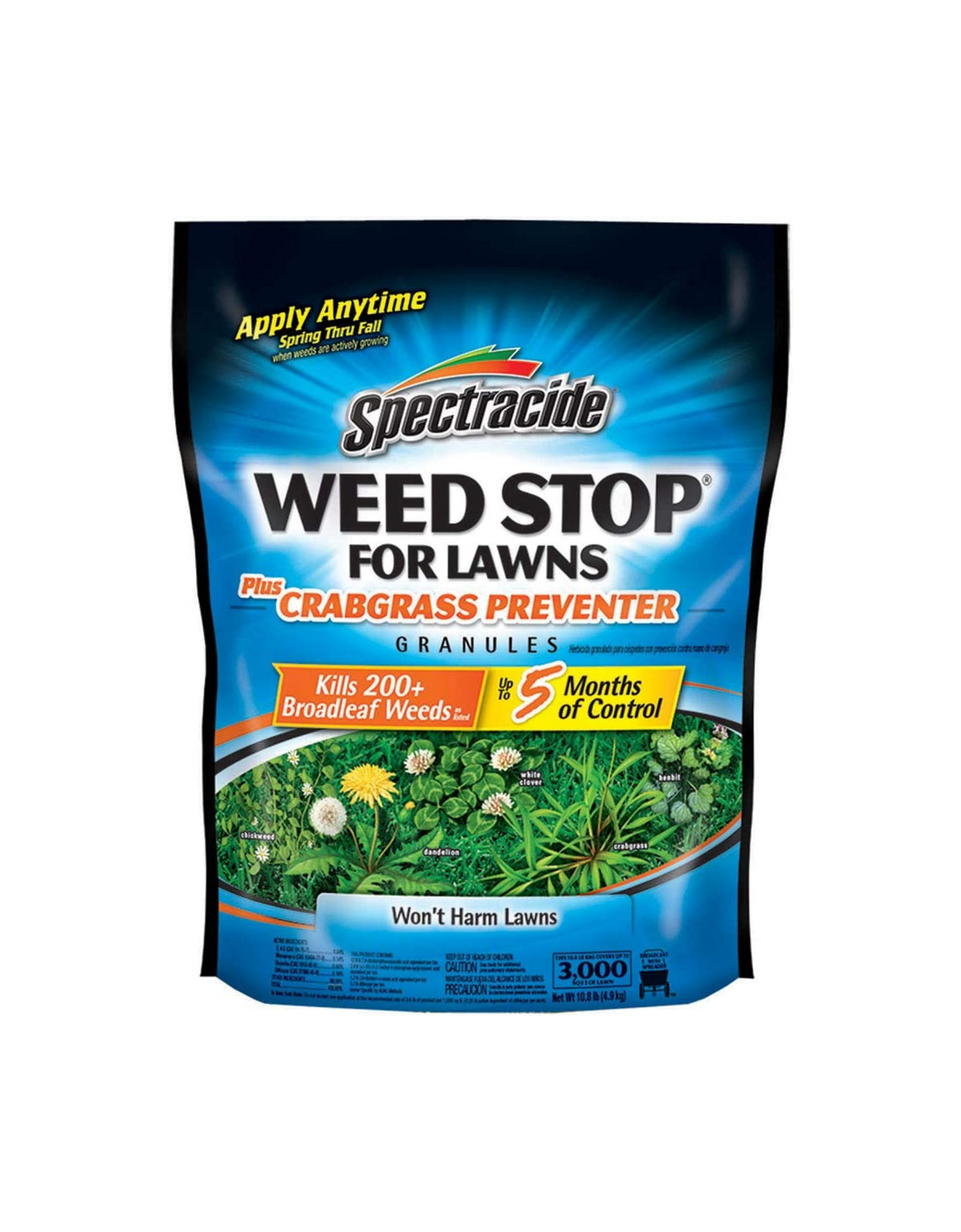 Spectracide 85832 HG-85832 Weed Killer, Granules , Clear, 10.8 lb