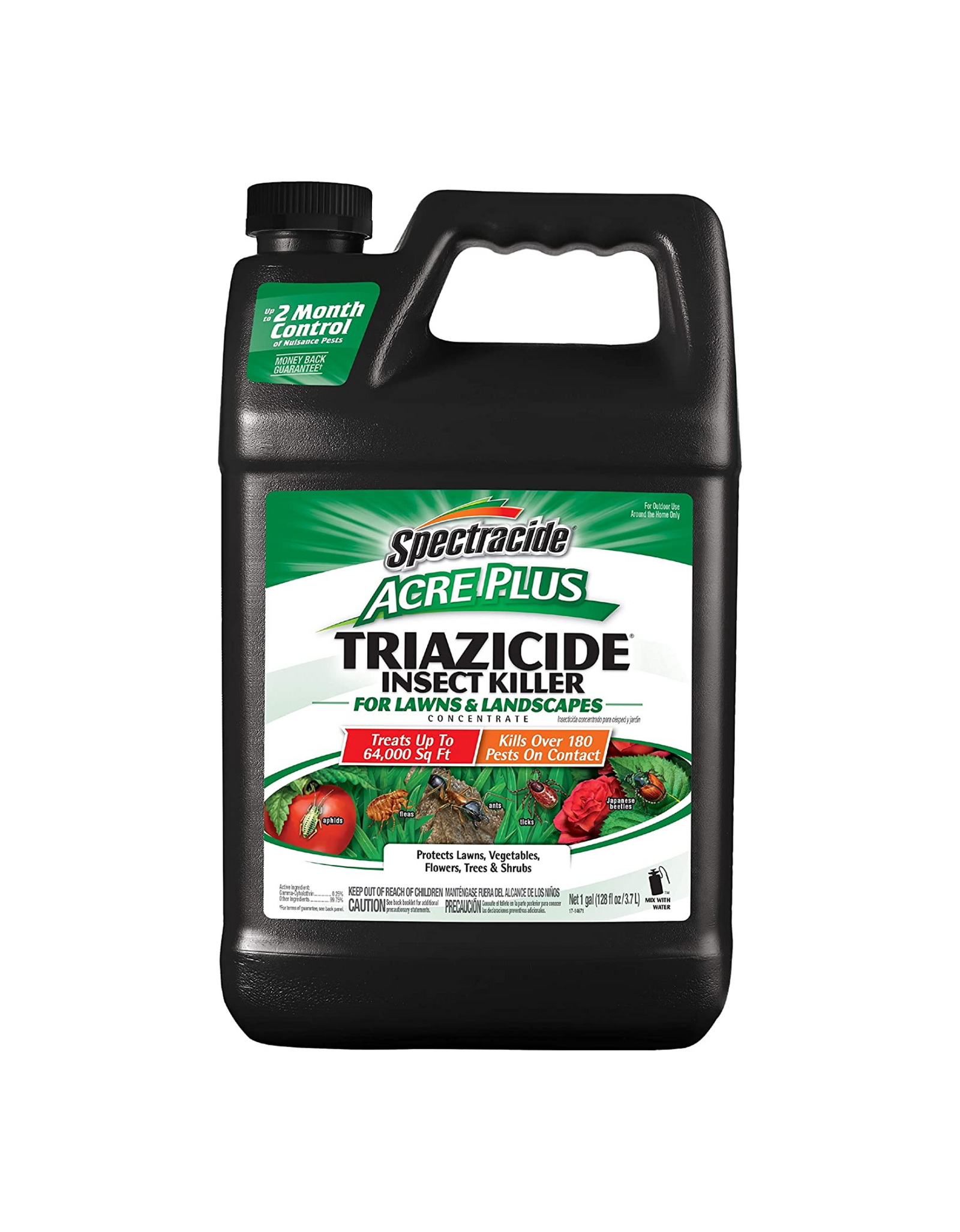 Spectracide Acre Plus Triazicide Insect Killer,  For Lawns and Landscapes, Kills Over 180 Pests On Contact, Concentrate, 1 Gal