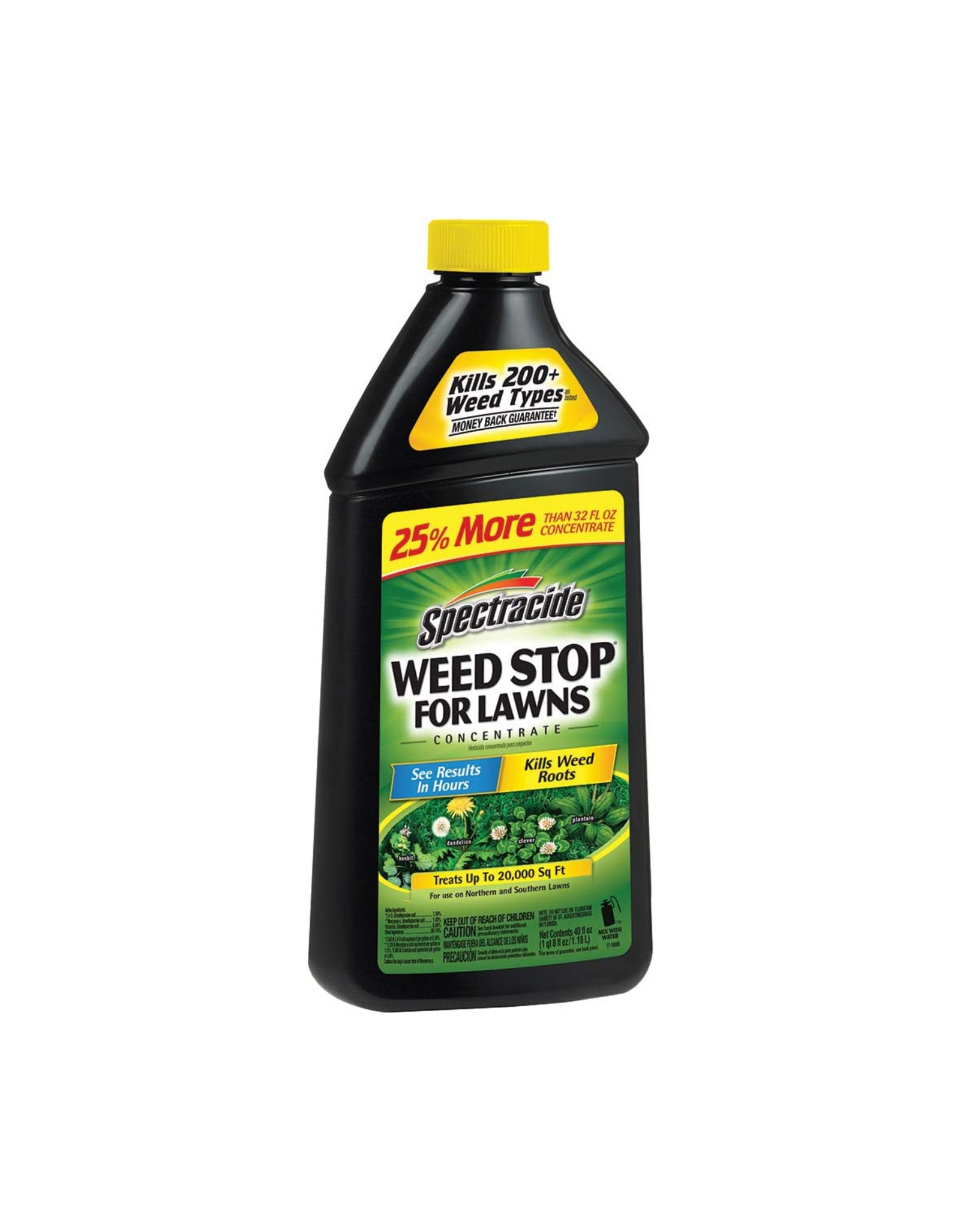 Spectracide Weed Stop For Lawns Concentrate 40 fl oz - Treats Up to 20,000 Sq Ft