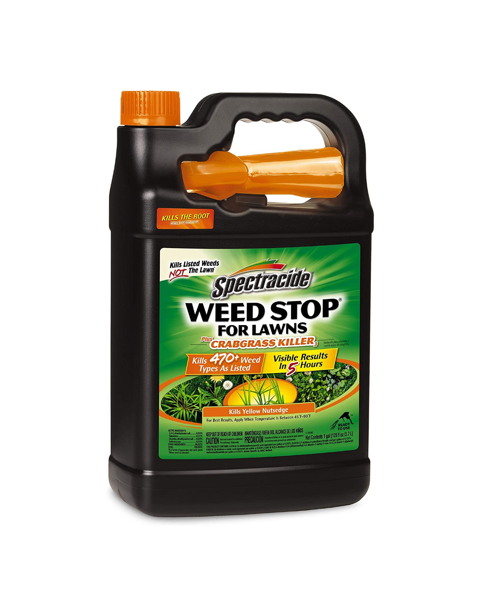 Spectracide Weed Stop For Lawns Plus Crabgrass Killer3, Visible Results In 5 Hours, 1 Gal