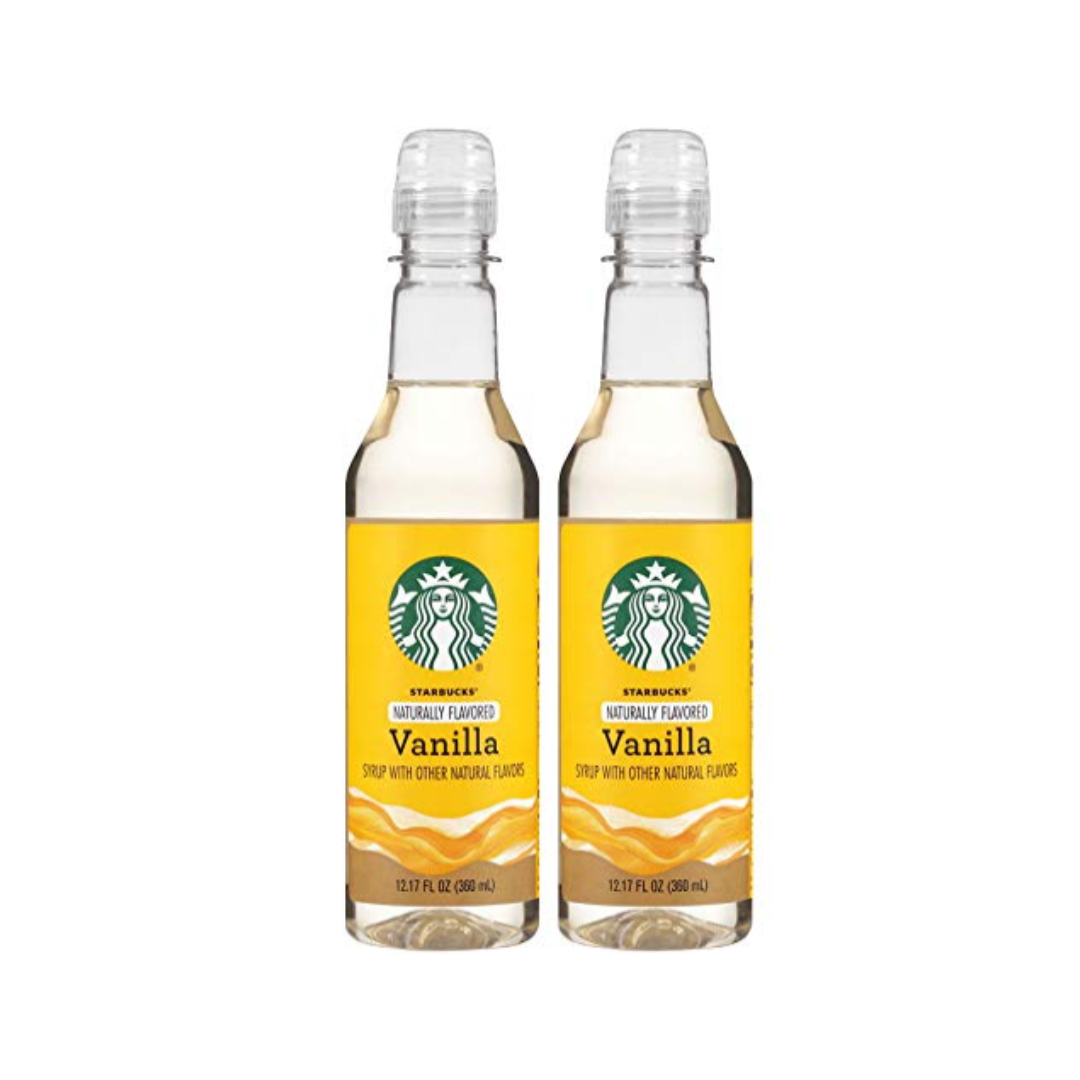 Starbucks Naturally Flavored Vanilla Coffee Syrup,12.17 Ounce - Pack of 2