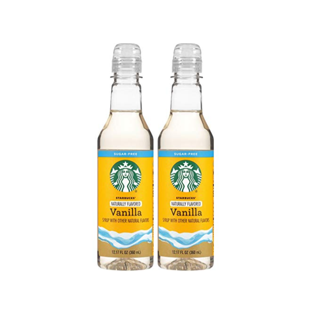 Starbucks Naturally Flavored Sugar-Free Vanilla Coffee Syrup,12.17 Ounce - Pack of 2