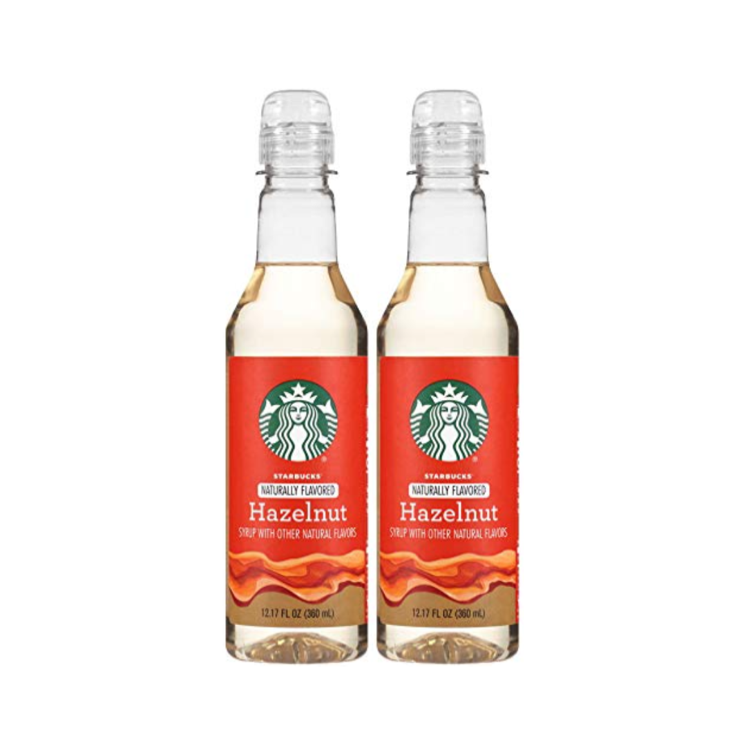 Starbucks Naturally Flavored Hazelnut Coffee Syrup,12.17 Ounce - Pack of 2