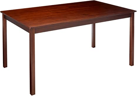 Zinus Juliet Espresso Wood Large Dining Table / Table Only
