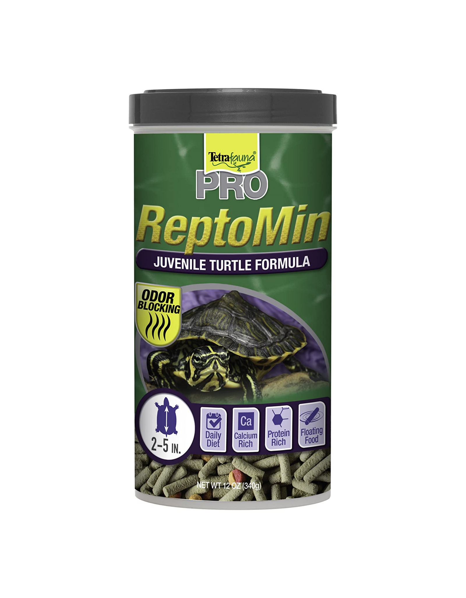 Tetra 77096-00 12 oz Tetrafauna Pro ReptoMin Juvenile Turtle Formula Pellets