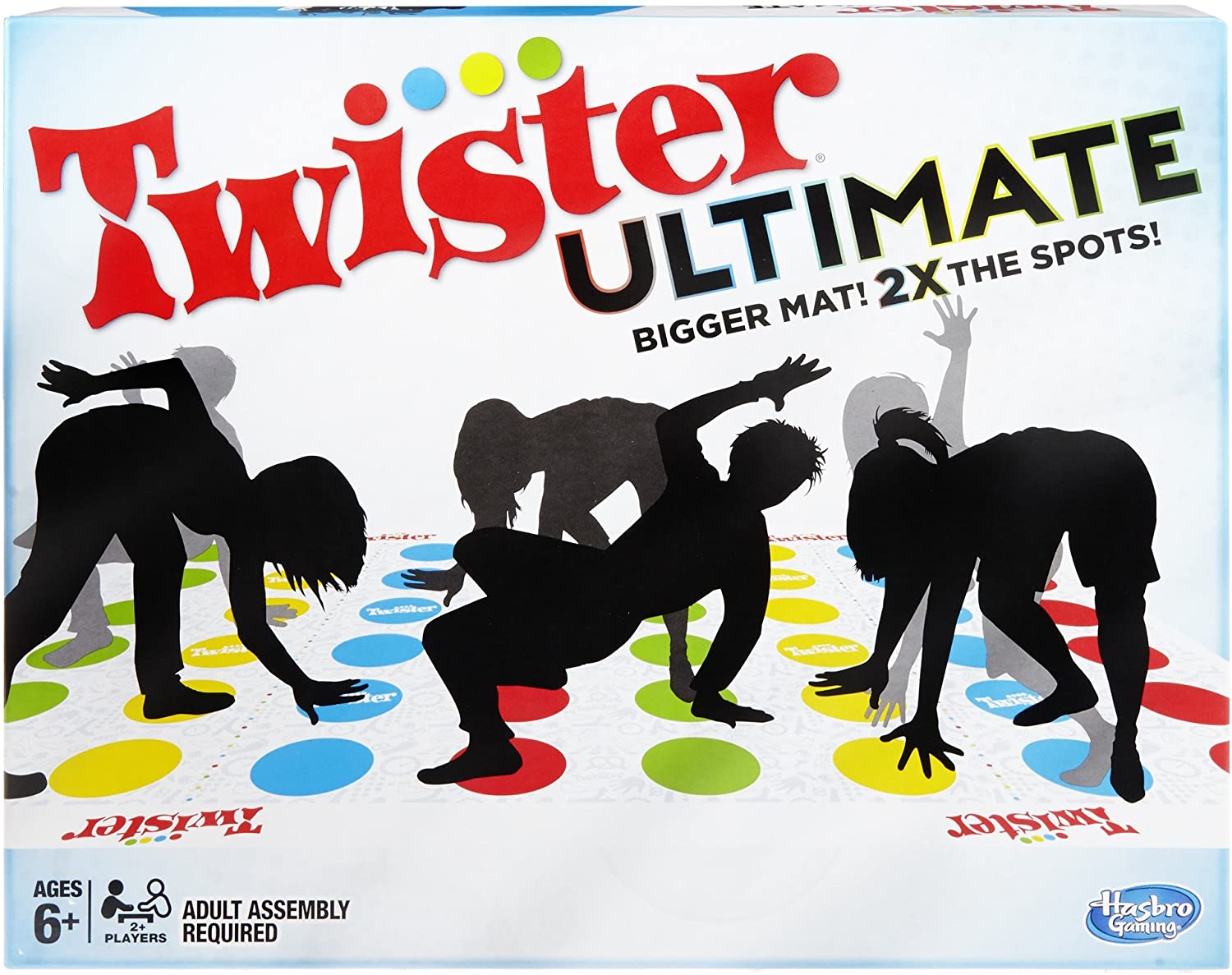 Twister Ultimate Bigger Mat, 2X The Spots! - for Ages 6 Years and Up