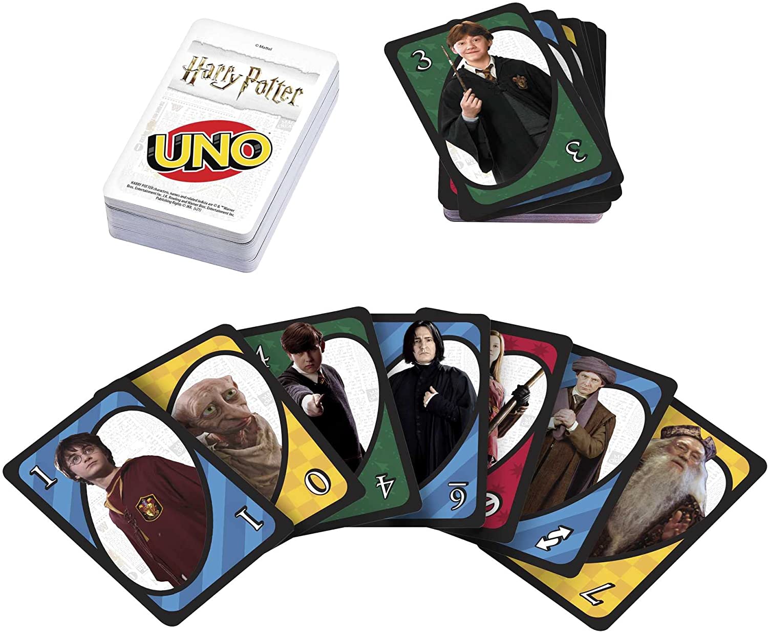 UNO Harry Potter Card Game - Themed Deck with 112 Cards