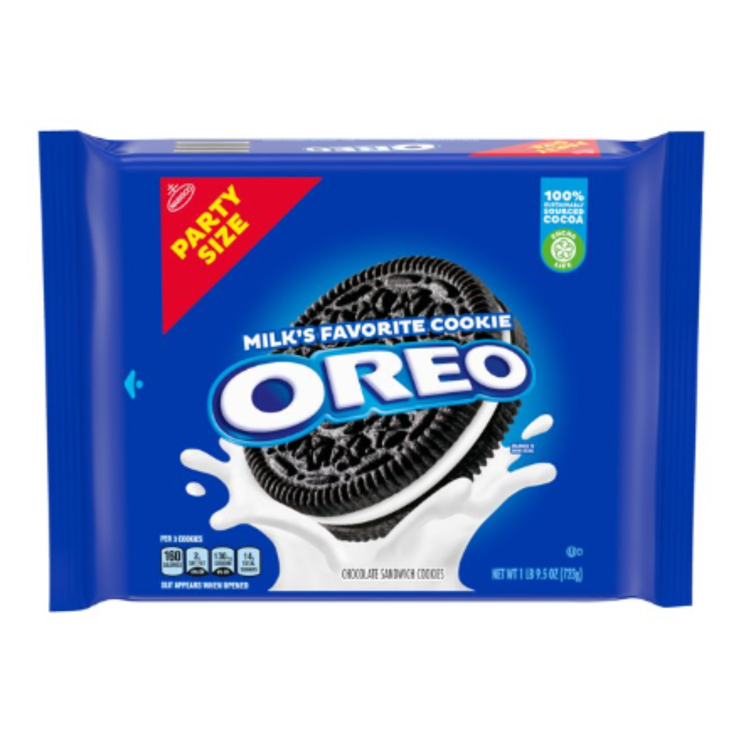 OREO Chocolate Sandwich Cookies, Party Size, 25.5 Ounce