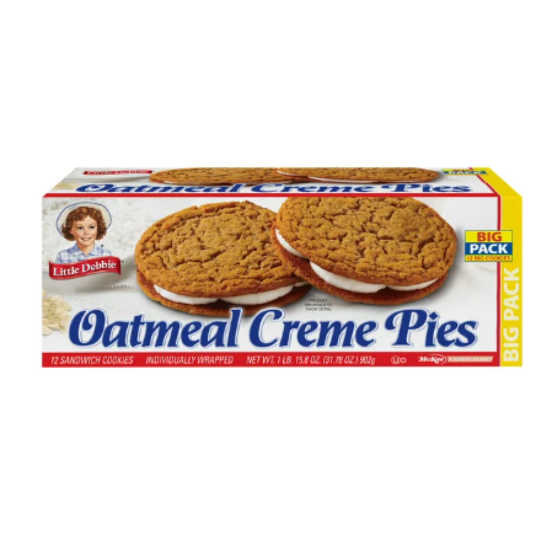 Little Debbie Big Pack Oatmeal Creme Pies, 32 Ounce