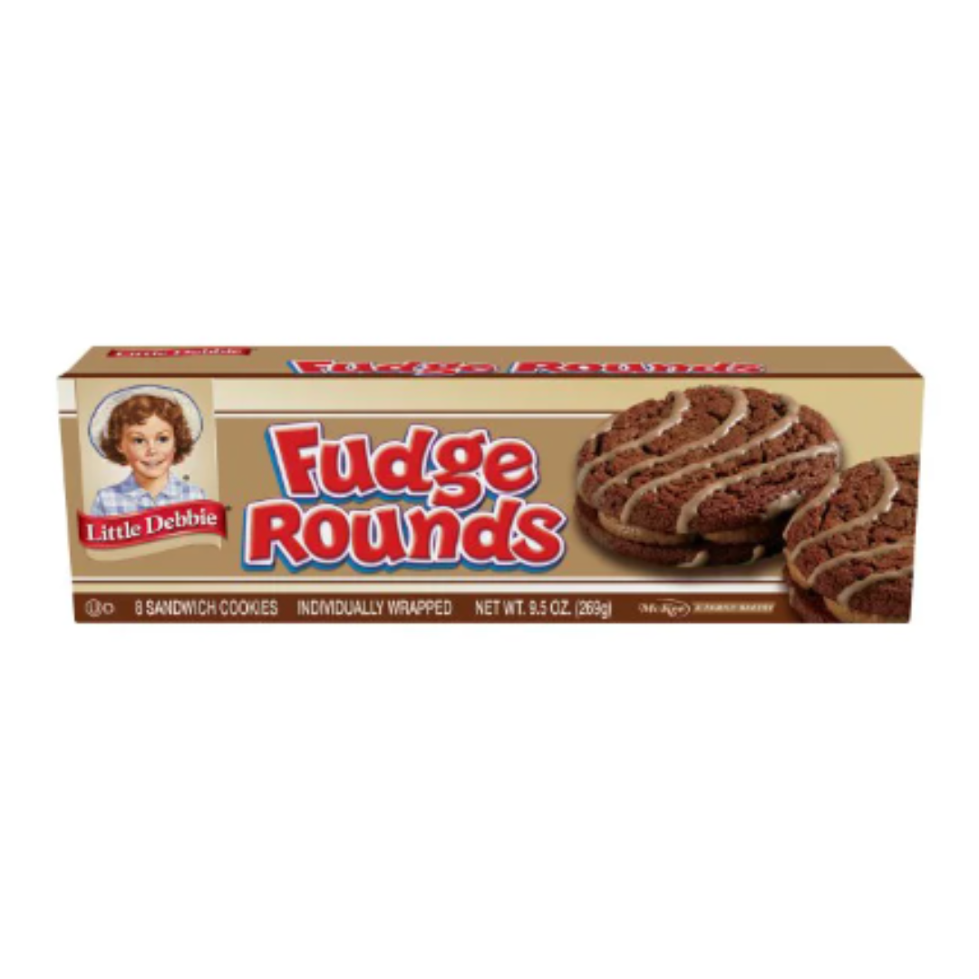 Little Debbie Snacks Fudge Rounds, 9.5 Ounce