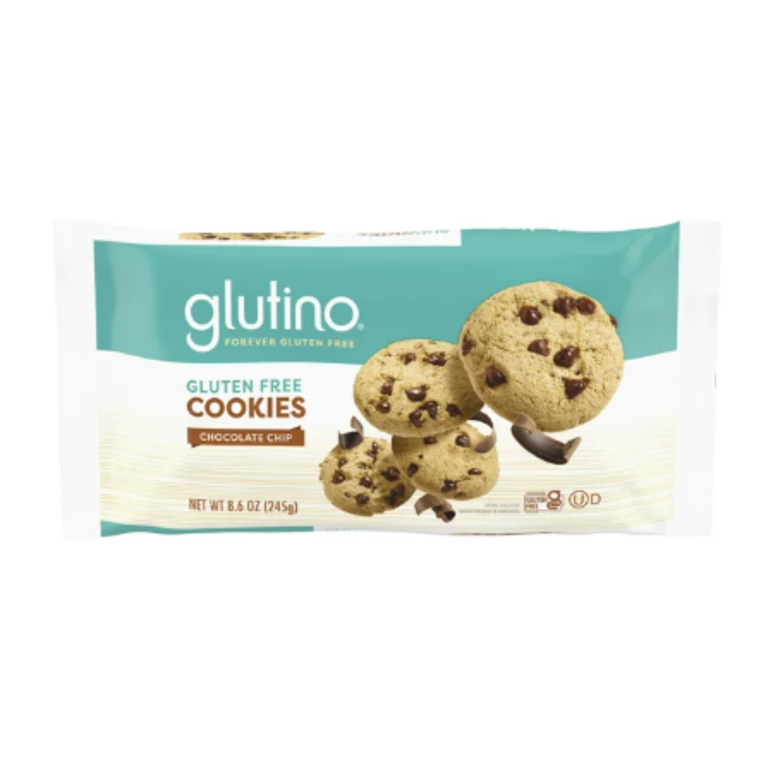 Glutino Gluten Free, Semi Sweet Chocolate Chip Cookies 8.6 Ounce