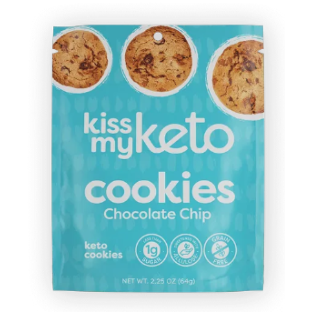 Kiss My Keto Grain Free Chocolate Chip Cookies, 2.25 Ounce