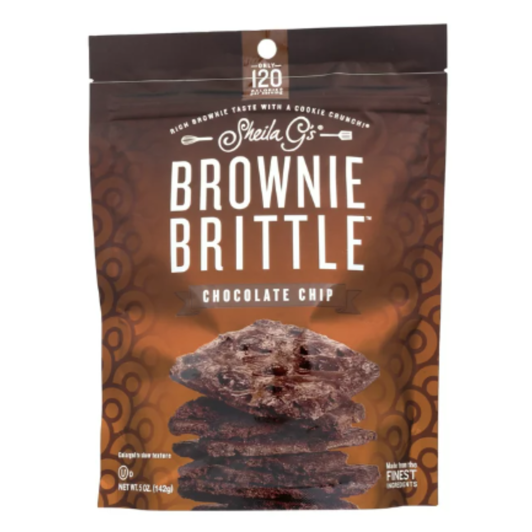 Sheila G'S Chocolate Chip Brownie Brittle, 5 Ounce
