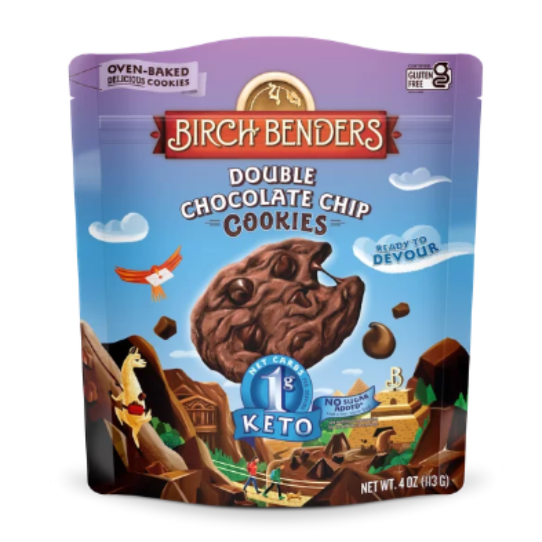 Birch Benders Double Chocolate Chip Keto Cookies 4 Ounce