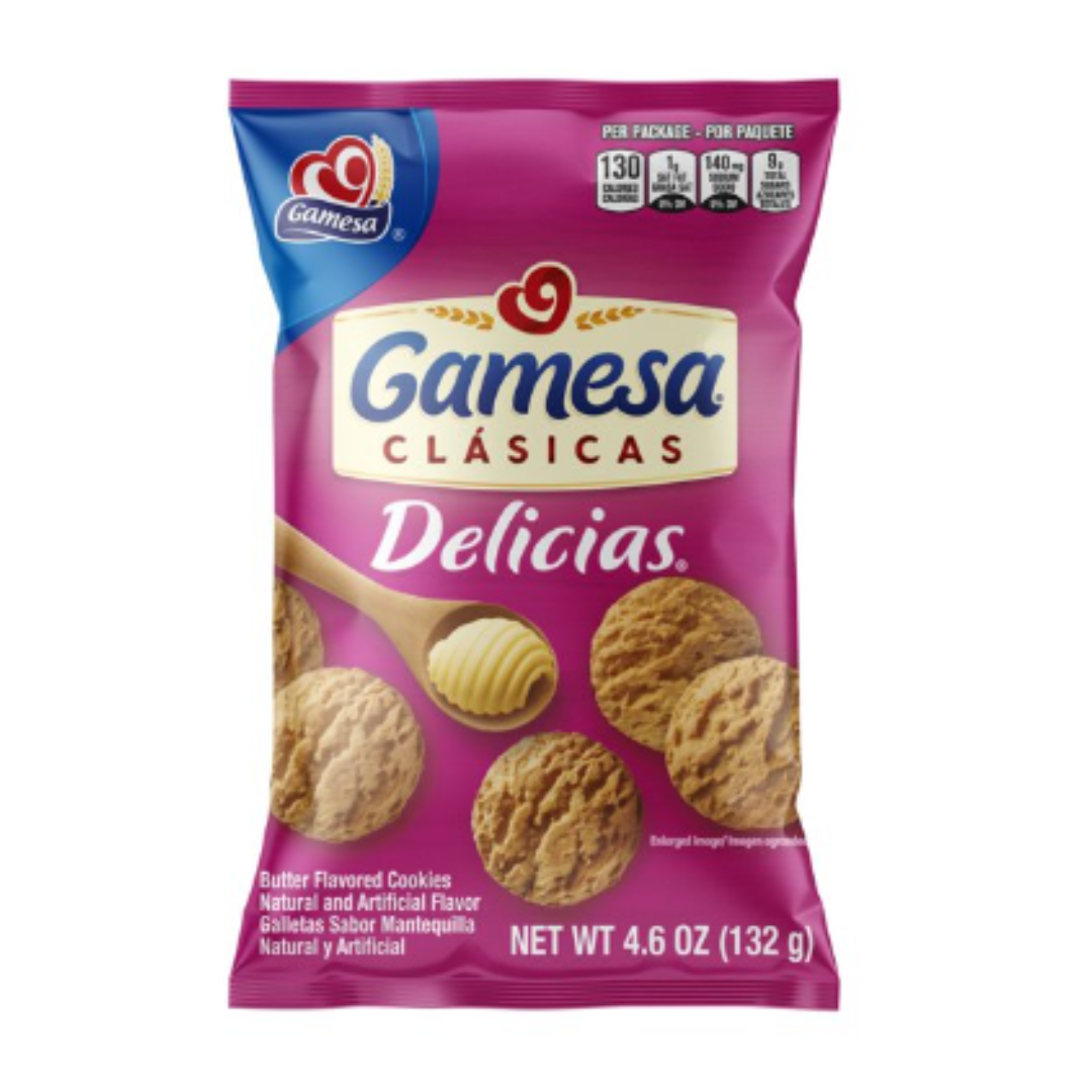 Gamesa Delicias Cutter Flavored Cookies, 4.6 Ounce