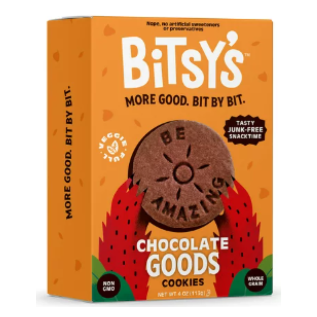 Bitsy's Cookies- Chocolate Goods, Chocolate Cookies, 4 Ounce