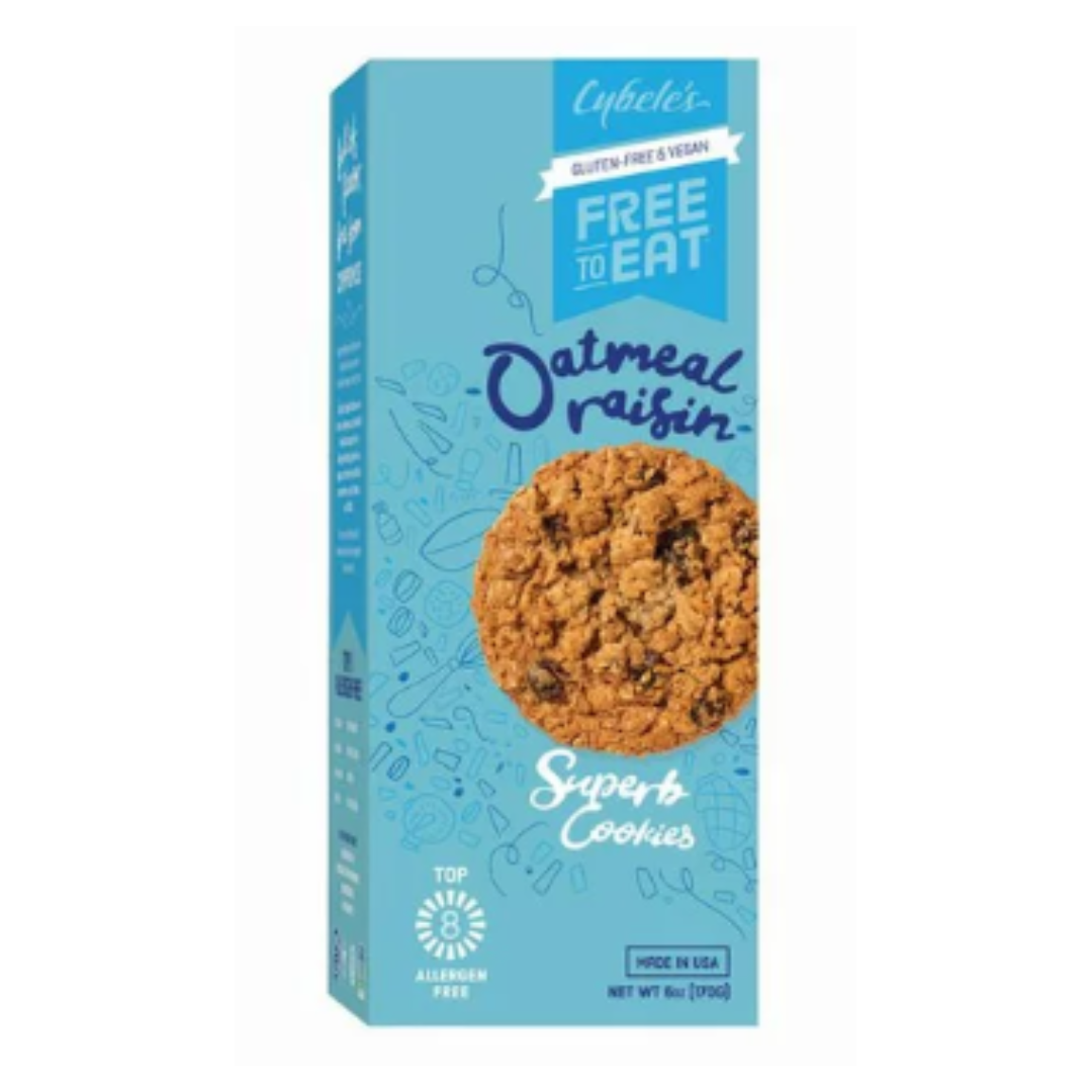 Cybele’s Free To Eat Oatmeal Raisin Cookies, 6 Ounce