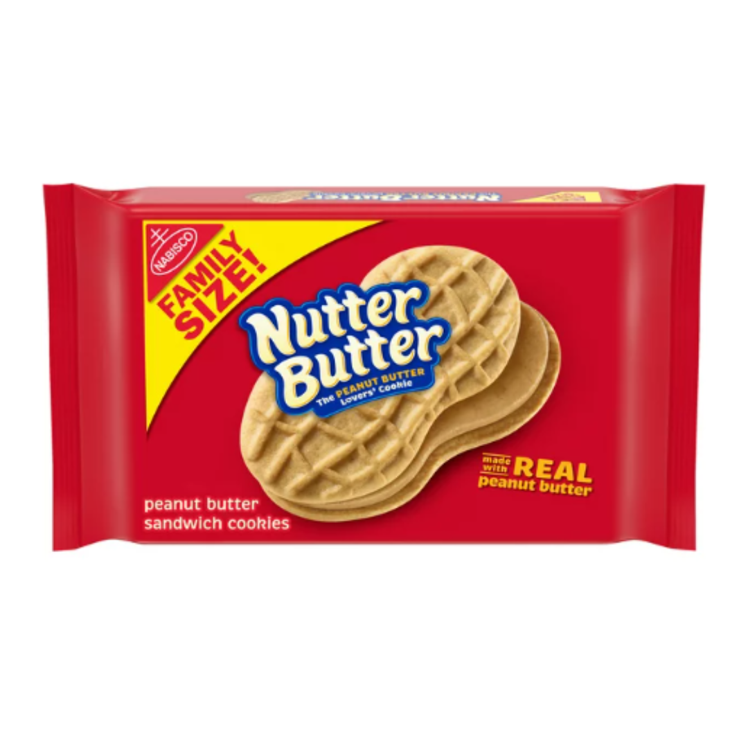 Nutter Butter Family Size Peanut Butter Sandwich Cookies, 16 Ounce