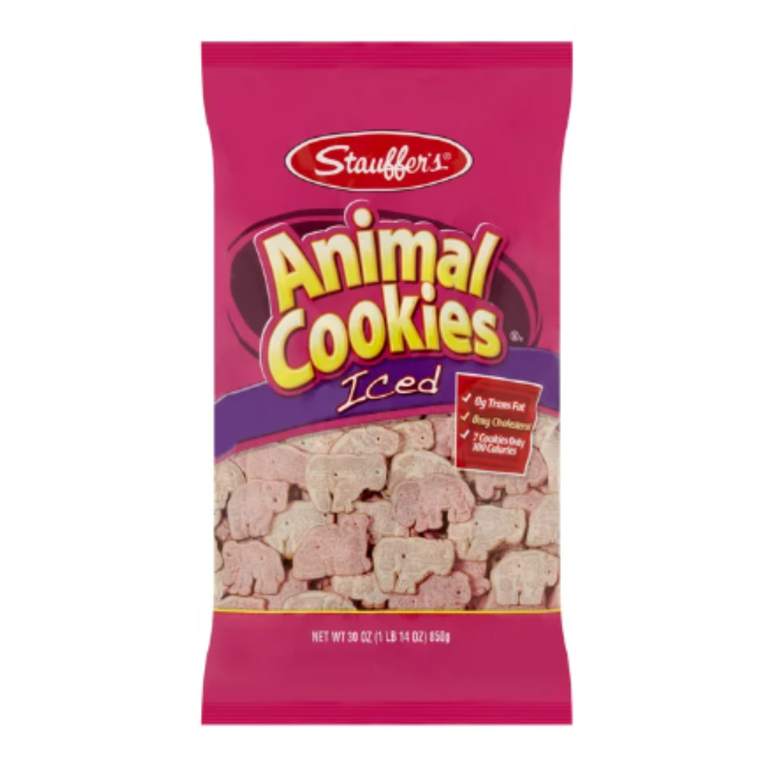 Stauffer's Iced Animal Cookies, 30 Ounce