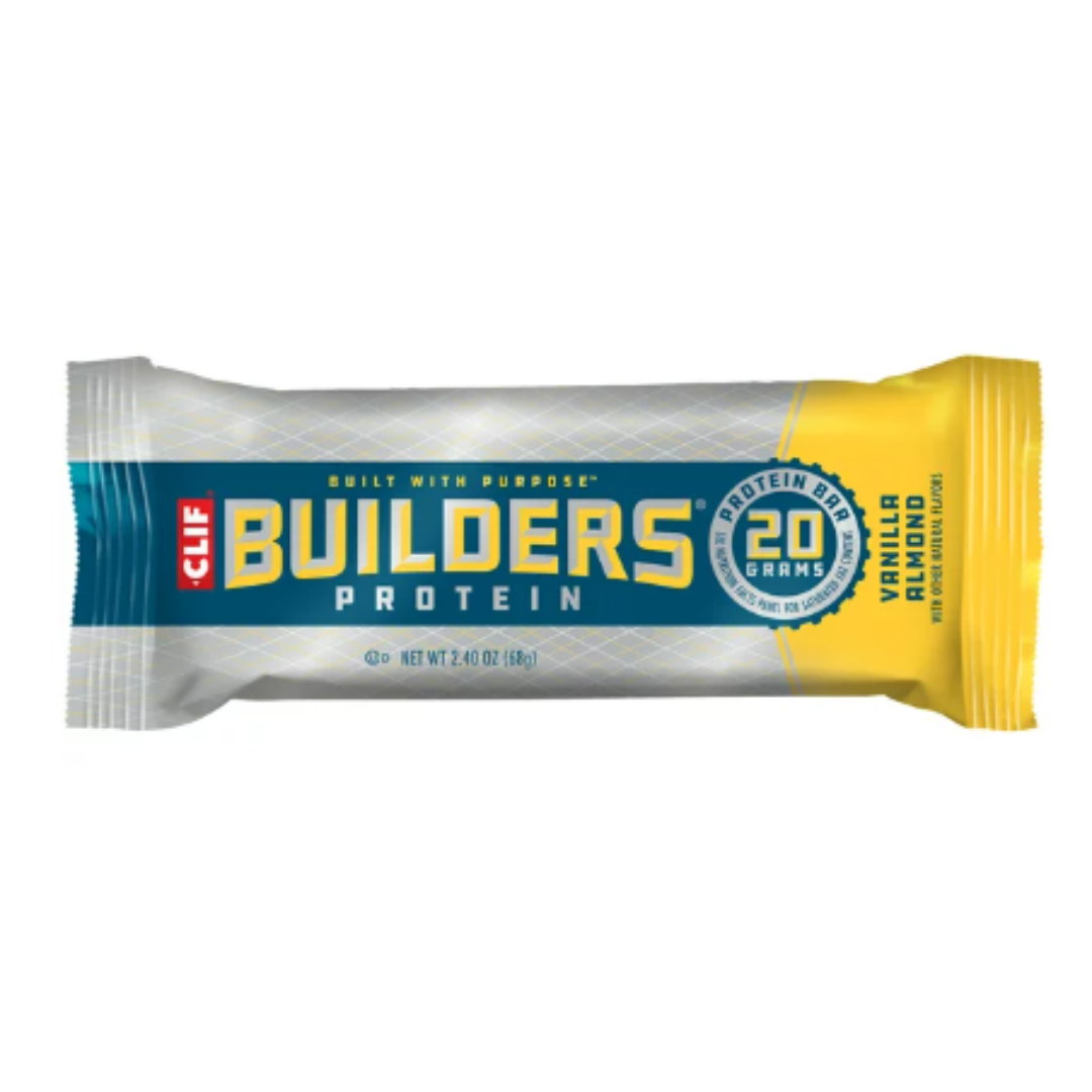 CLIF Builders Protein Bars, Gluten Free, Vanilla Almond Flavor, 2.4 Ounce