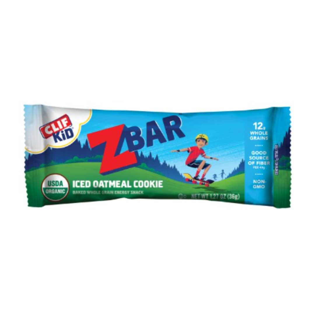 CLIF Kid Zbar Organic Iced Oatmeal Cookie Bar, 1.27 Ounce