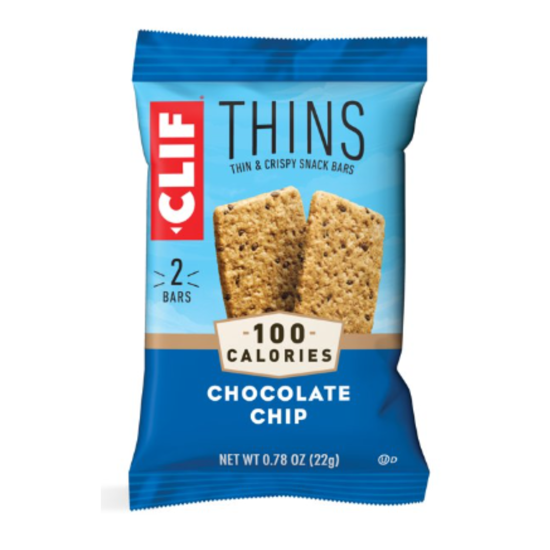 CLIF BAR Thins Snack Bars, Chocolate Chip, 0.78 Ounce