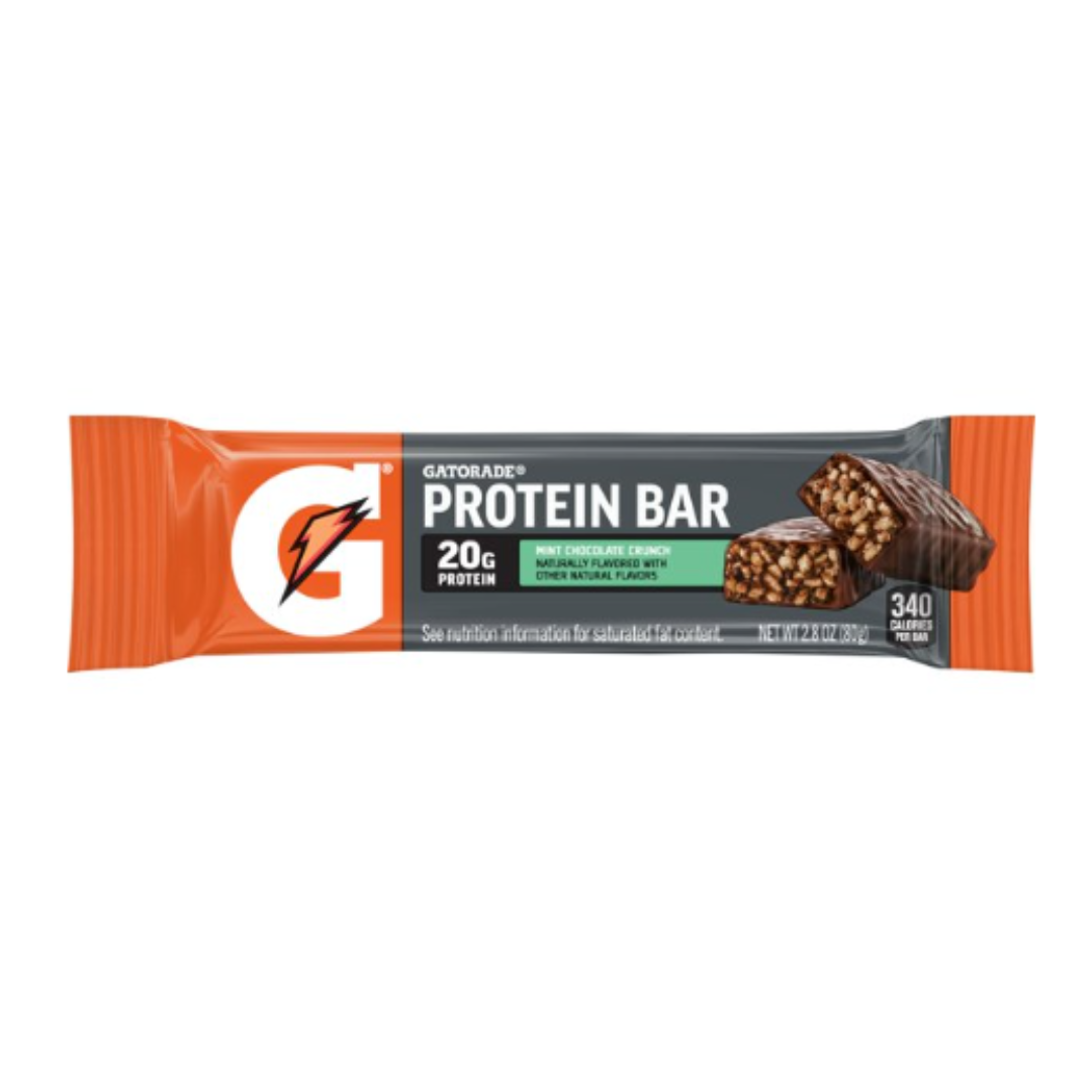 Gatorade Mint Chocolate Crunch Whey Protein Bar, 2.8 Ounce