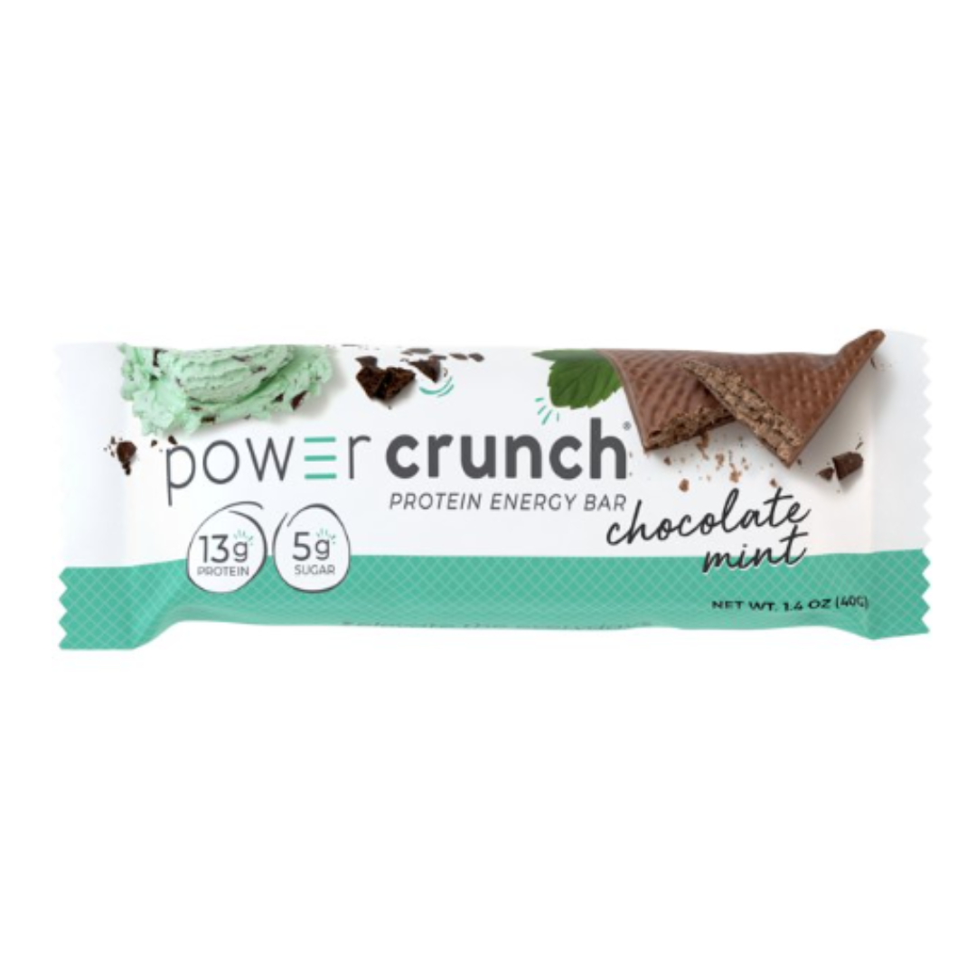 Power Crunch ORIGINAL Protein Energy Bar Chocolate Mint, 1.4 Ounce