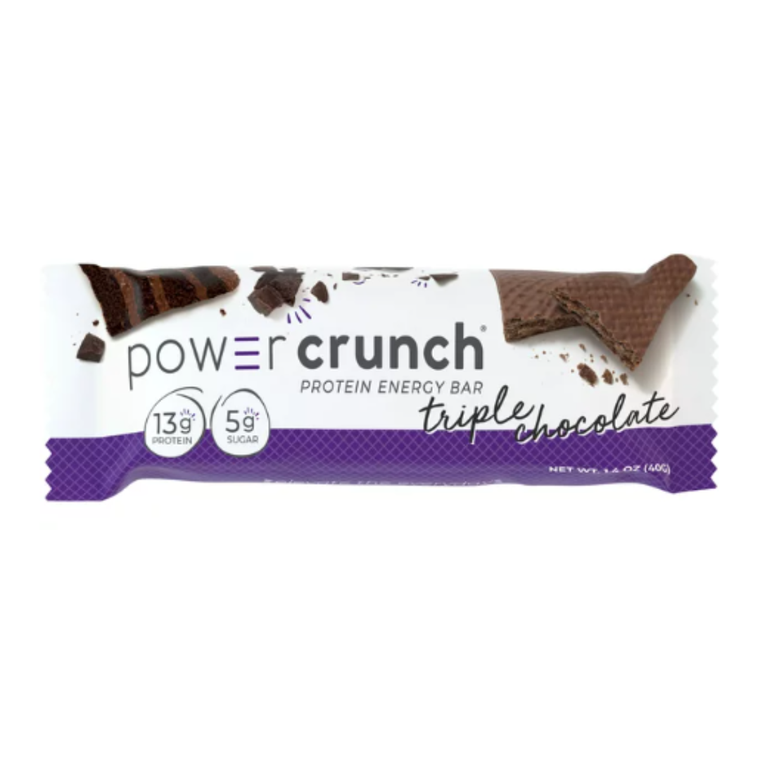 Power Crunch ORIGINAL Protein Energy Bar Triple Chocolate, 1.4