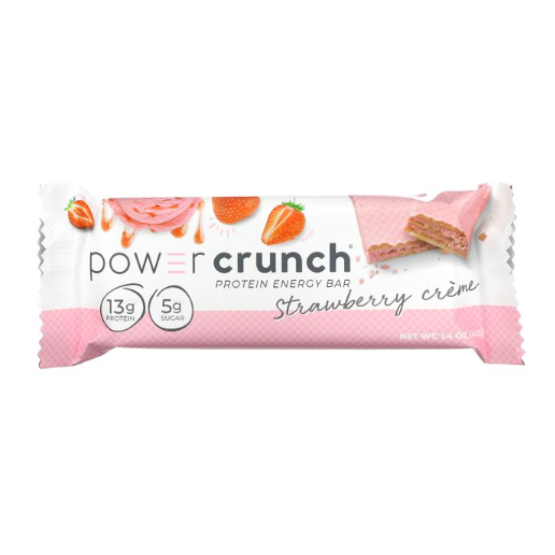 Power Crunch ORIGINAL Protein Energy Bar Strawberry Cream, 1.4 Ounce