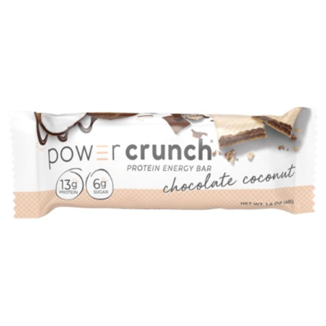 Power Crunch ORIGINAL Protein Energy Bar Chocolate Coconut, 1.4 Ounce