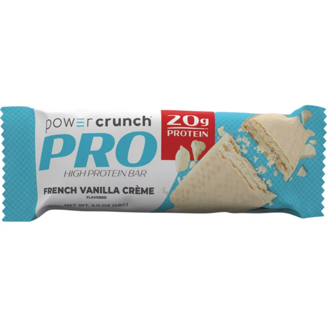 Power Crunch PRO Protein Bar, French Vanilla Crème, 2 Ounce