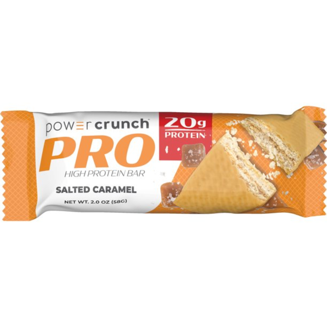 Power Crunch PRO Whey Protein Bar, Salted Caramel, 2 Ounce