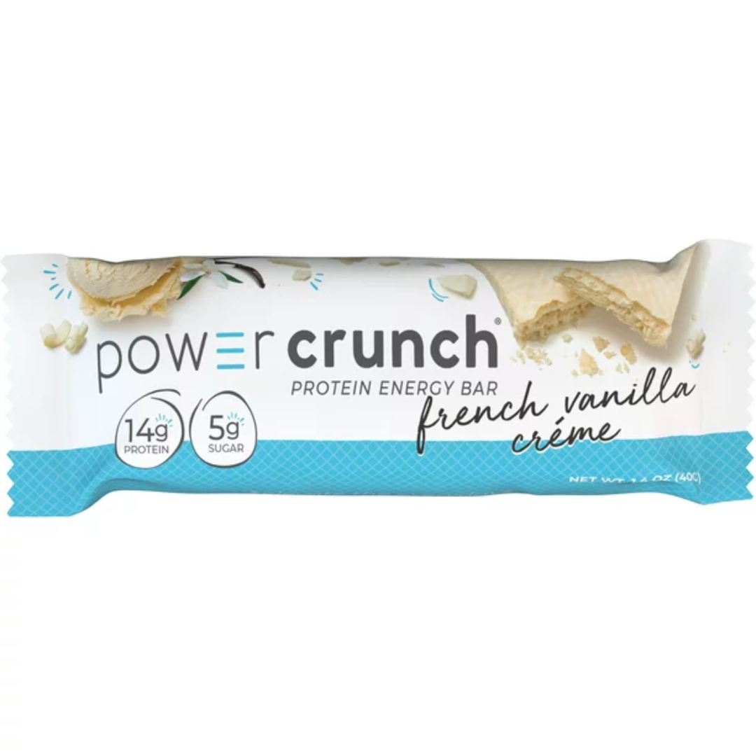 Power Crunch ORIGINAL Protein Energy Bar French Vanilla Cream, 1.4 Ounce