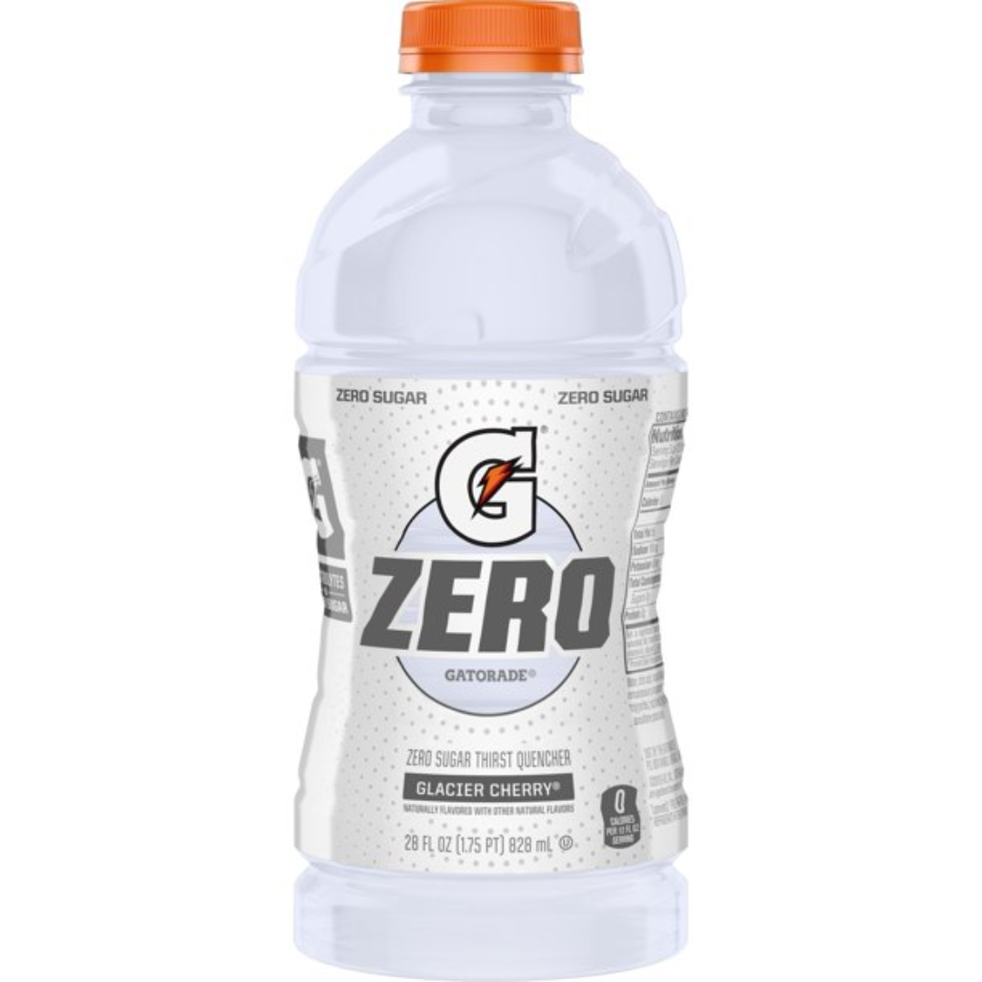Gatorade G Zero Sugar Glacier Cherry Thirst Quencher Sports Drink, 28 Ounce