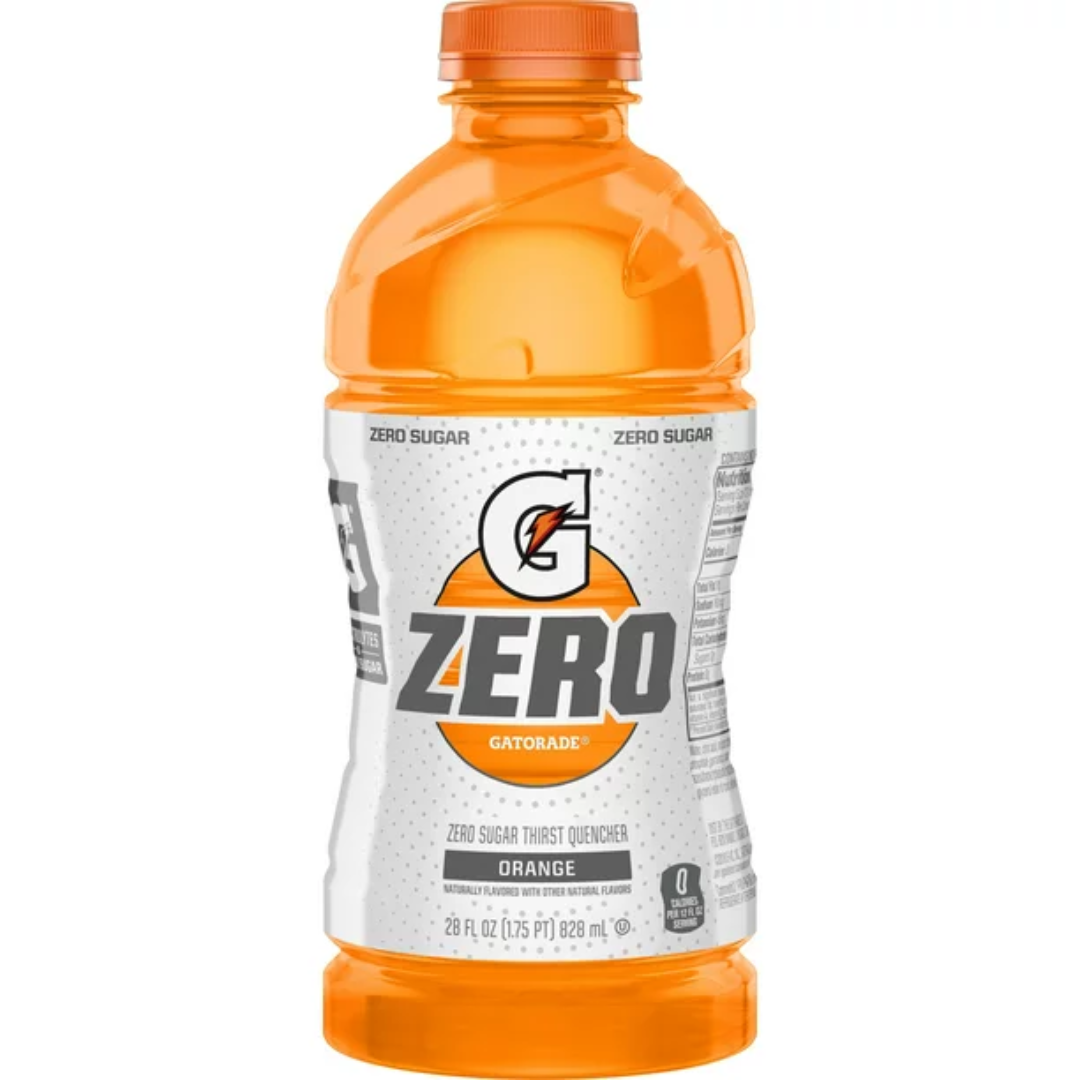 Gatorade G Zero Sugar Orange Thirst Quencher Sports Drink, 28 Ounce