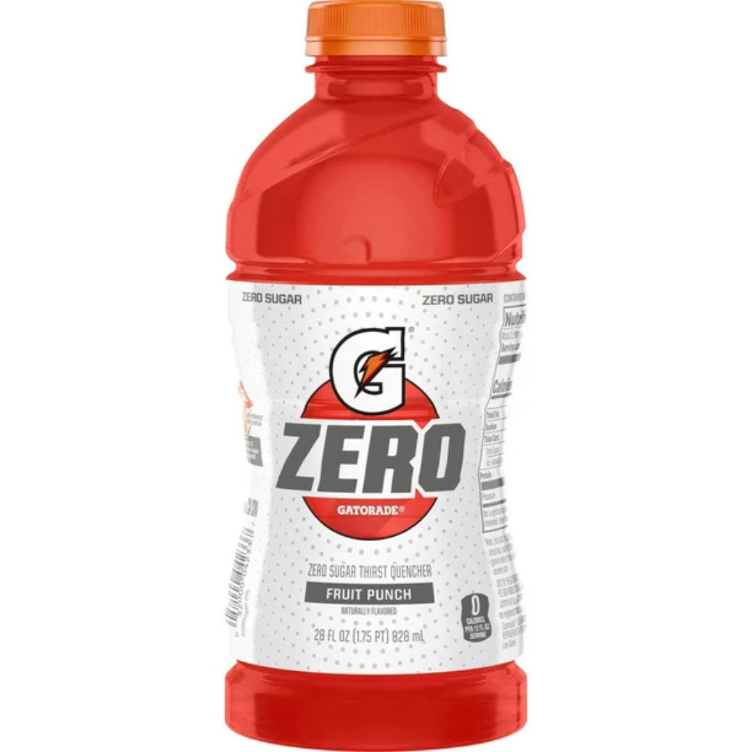 Gatorade Zero Sugar Thirst Quencher Fruit Punch 28 Ounce