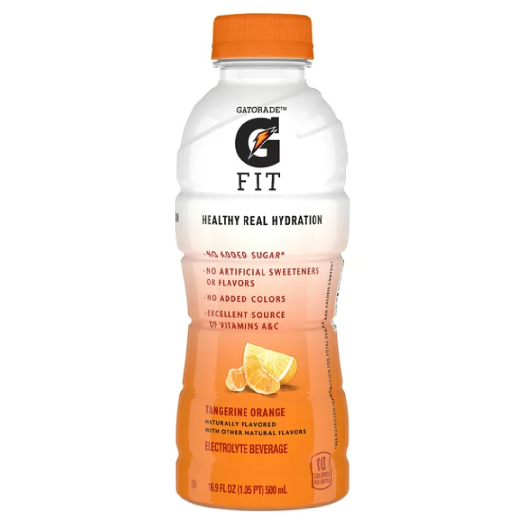 Gatorade Fit Electrolyte Beverage, Healthy Real Hydration, Tangerine Orange, 16.9 Ounce