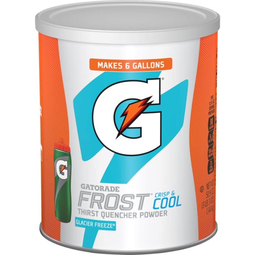 Gatorade Frost Glacier Freeze Thirst Quencher Sports Drink Mix Powder, 51 Ounce