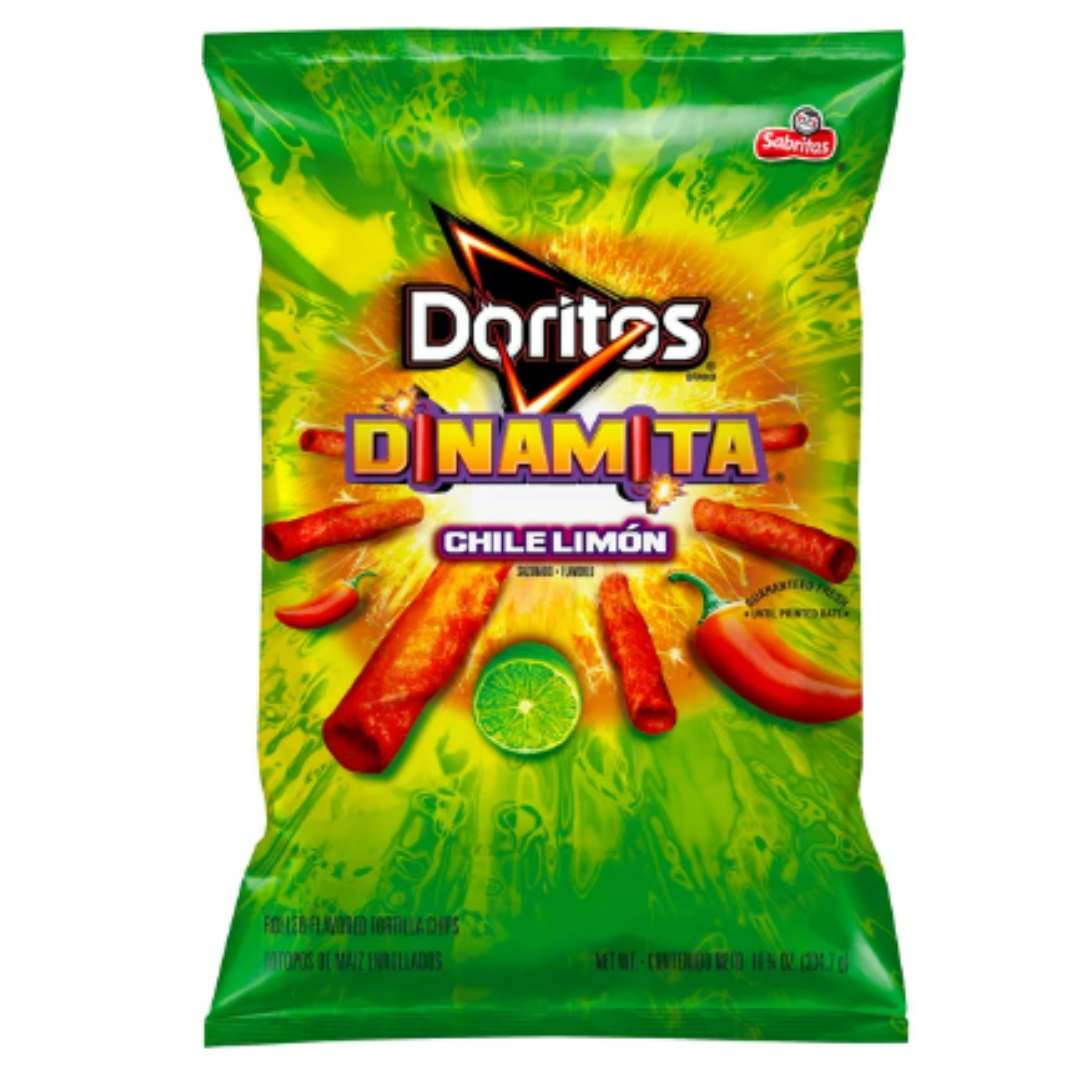 Doritos Chile Limon Dinamita Tortilla Chips 10.75 Ounce