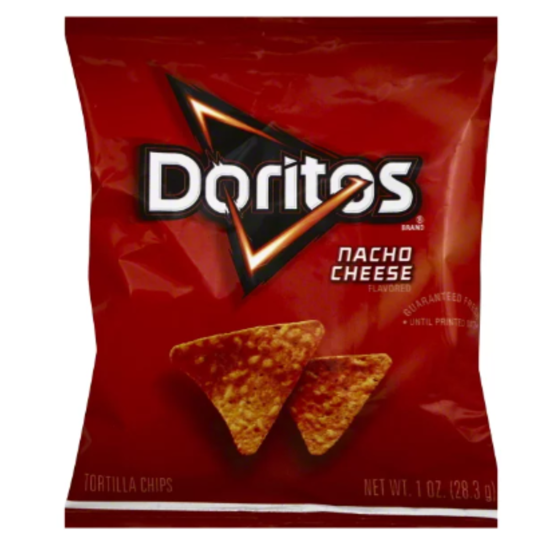 Doritos Nacho Cheese Tortilla Chips 1 Ounce