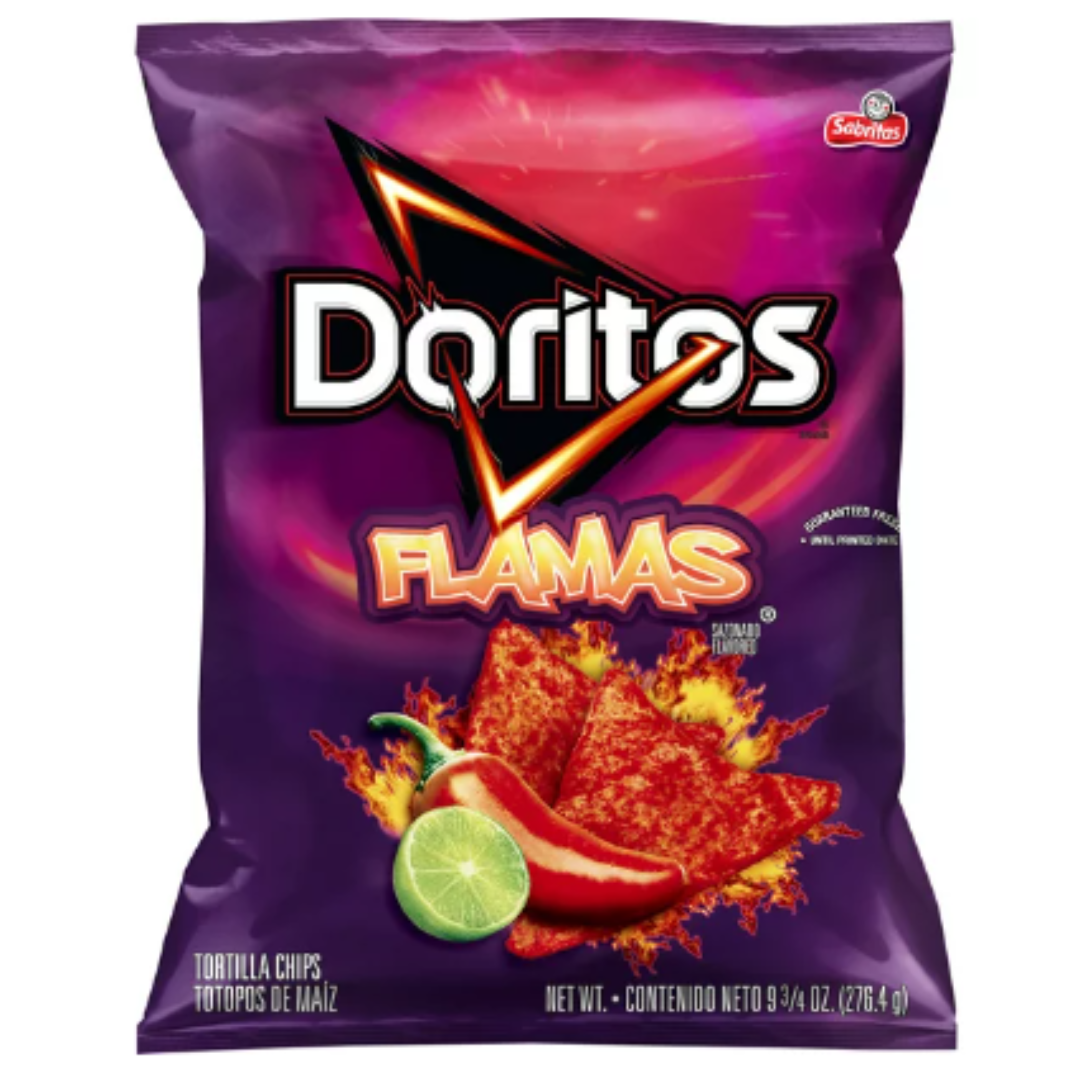 Doritos Flamas Flavored Tortilla Chips, 9.75 Ounce