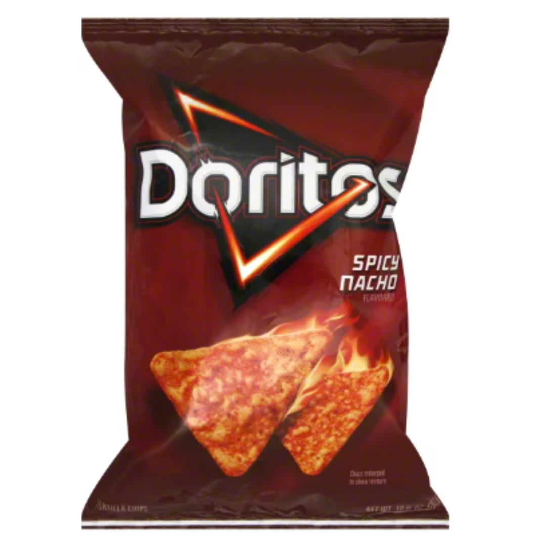 Doritos Spicy Nacho Flavored Tortilla Chips, 10.5 Ounce