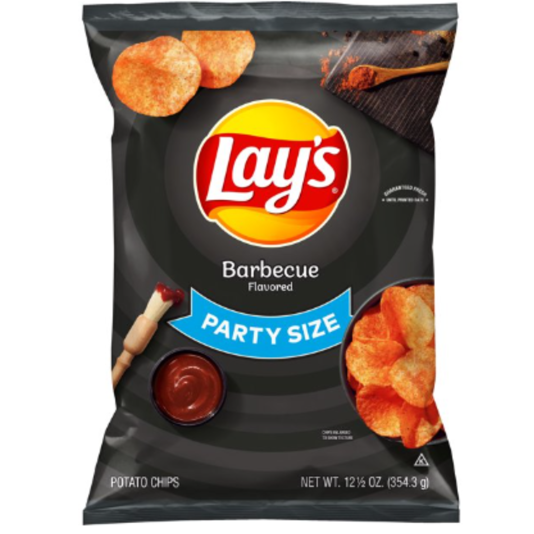 Lay's Potato Chips, Barbecue Flavored, 12.5 Ounce