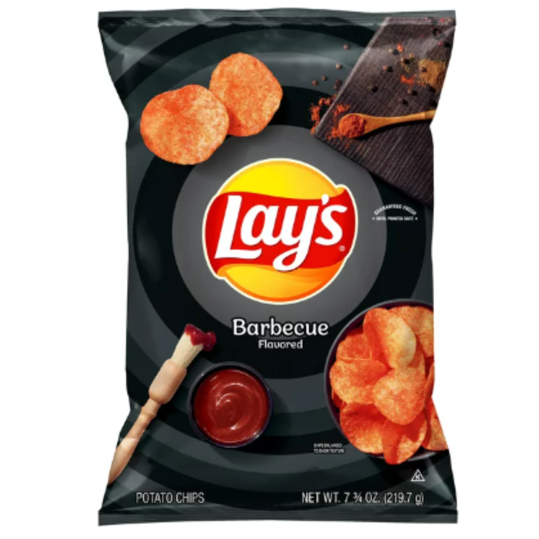 Lay's Potato Chips, Barbecue Flavor, 7.75 Ounce