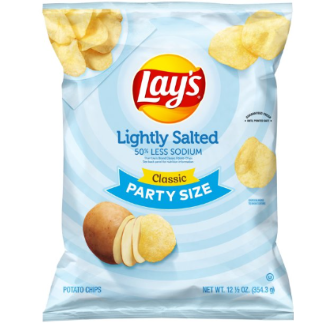 Lay's Potato Chips Lightly Salted Classic 12.5 Ounce