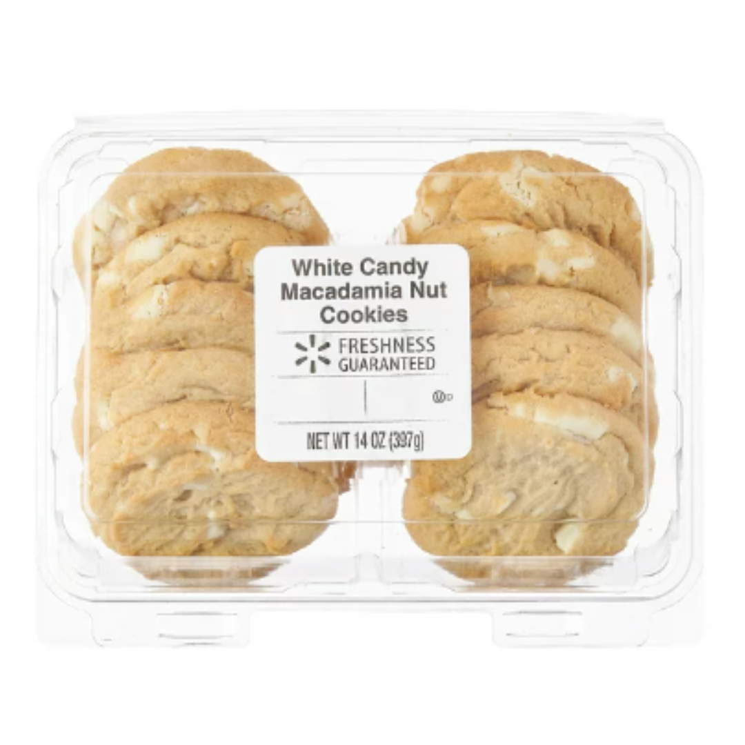 Freshness Guaranteed White Candy Macadamia Nut Cookies, 14 Ounce