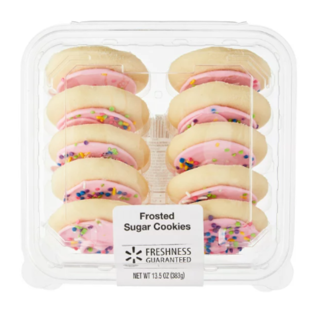 Freshness Guaranteed Frosted Sugar Cookies, Pink, 13.5 Ounce